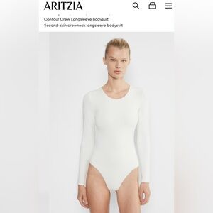 Aritzia Contour Crew Longsleeve Bodysuit